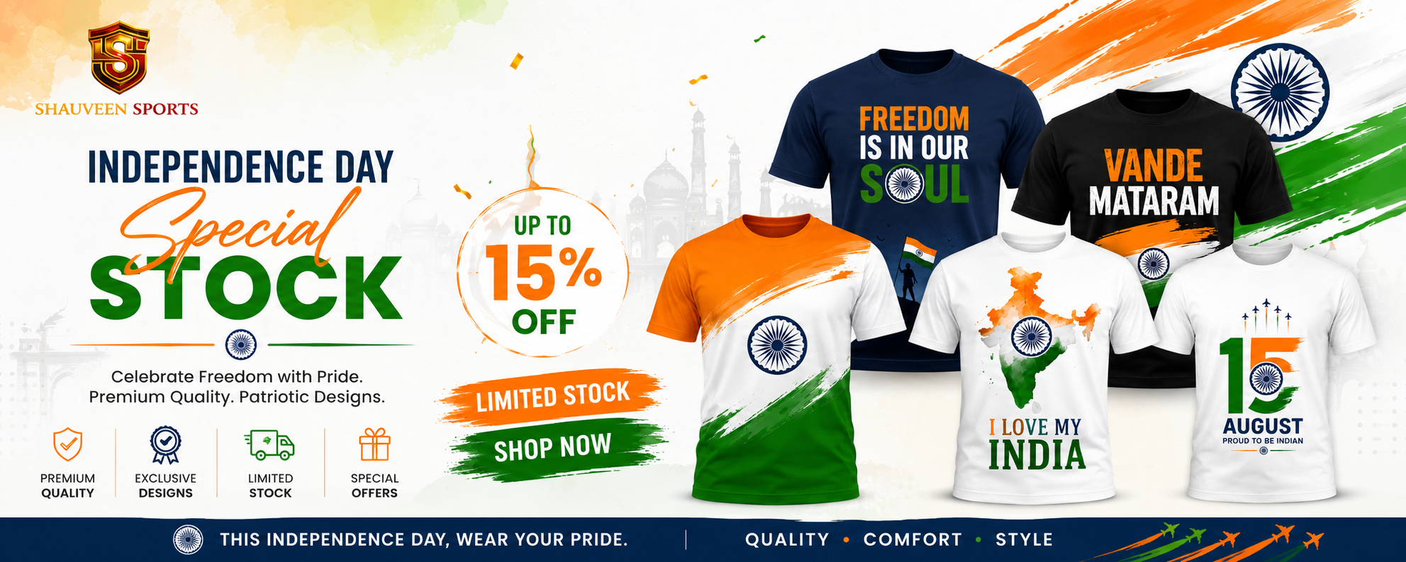 Shauveen Sports Banner